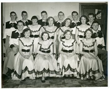 Photograph, Ringwood Mayoral Ball 1954. Country Dancing