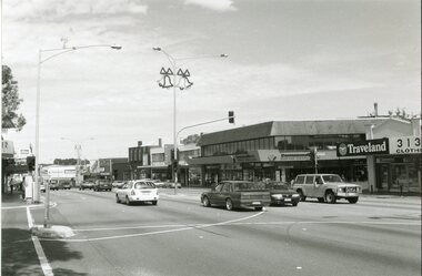 Photograph, Ringwood black and white photographs - Maroondah Hwy. Old Town Hall site
