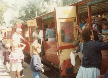 Photograph - Photographs, Southwood Primary School, Ringwood, Photos of 1986 Puffing Billy Excursion