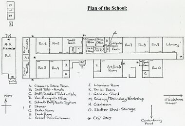 Plan - Plans - Building, Southwood Primary School, Ringwood, Collection of building plans, site plans, floor plans 1969-1991