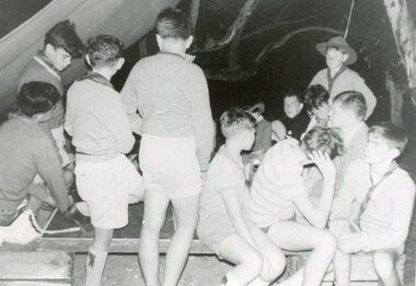 Photograph, 2nd Ringwood Our Ladies Scout Group - Eumeralla Camp 1962