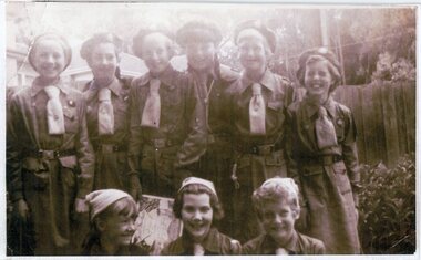Photograph, Heathmont Guides - circa 1958