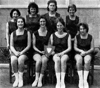 Photograph - Group, Ringwood Technical School 1962 Girls Squash, c 1962