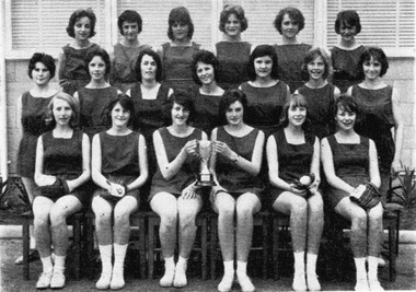 Photograph - Group, Ringwood Technical School 1962 Girls Softball Field Day Team, c 1962