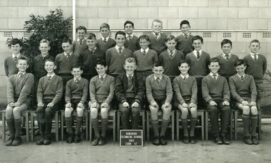 Photograph - Group, Ringwood Technical School 1963 Form 1F