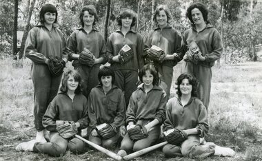 Photograph - Group, Ringwood Technical School 1963 Softball, c 1963