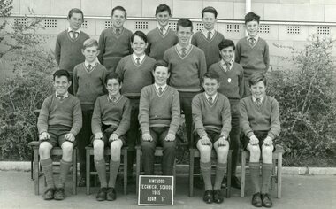 Photograph - Group, Ringwood Technical School 1965 Form 1F, c 1965