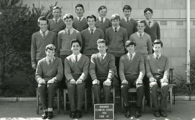 Photograph - Group, Ringwood Technical School 1965 Form 4F, c 1965