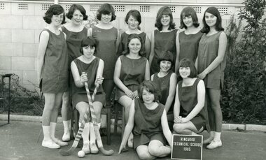 Photograph - Group, Ringwood Technical School 1965 Hockey Team, c 1965
