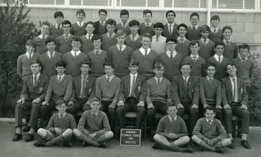 Photograph - Group, Ringwood Technical School 1965 Male Athletics Team, c 1965
