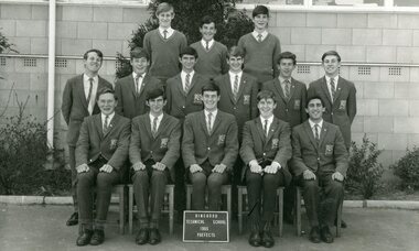 Photograph - Group, Ringwood Technical School 1965 Male Prefects, c 1965