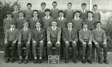 Photograph - Group, Ringwood Technical School 1965 Male Swimming Team, c 1965