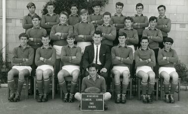 Photograph - Group, Ringwood Technical School 1965 Seniors Football Team, c 1965