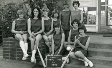Photograph - Group, Ringwood Technical School 1965 Seniors Softball Team, c 1965
