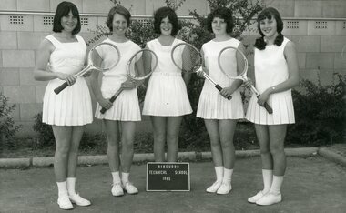 Photograph - Group, Ringwood Technical School 1965 Tennis Team, c 1965