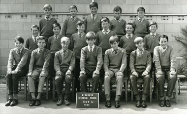 Photograph - Group, Ringwood Technical School 1966 Form 1J, c 1966