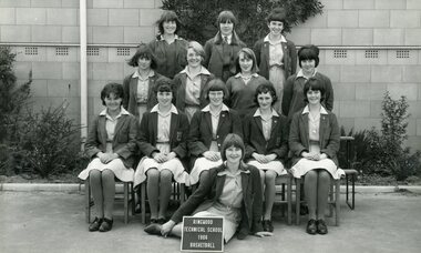 Photograph - Group, Ringwood Technical School 1966 Basketball Team, c 1966