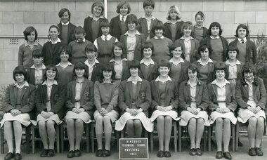 Photograph - Group, Ringwood Technical School 1966 Female Marching Team, c 1966
