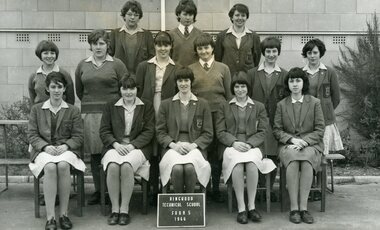 Photograph - Group, Ringwood Technical School 1966 Form 5 Female, c 1966