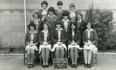 Photograph - Group, Ringwood Technical School 1966 Hockey Team, c 1966
