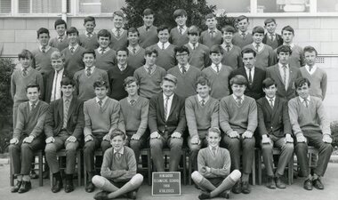 Photograph - Group, Ringwood Technical School 1966 Male Athletics Team, c 1966