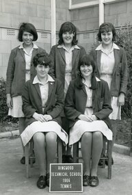 Photograph - Group, Ringwood Technical School 1966 Tennis Team, c 1966
