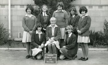 Photograph - Group, Ringwood Technical School 1966 Volleyball Team, c 1966