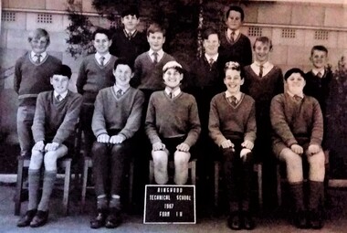 Photograph - Group, Ringwood Technical School 1967 Form 1H, c 1967