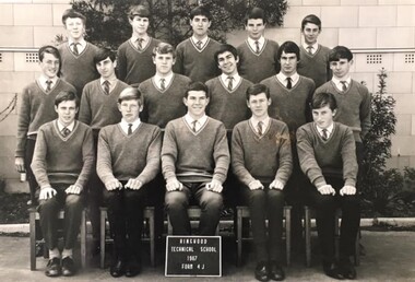 Photograph - Group, Ringwood Technical School 1967 Form 4J, c 1967