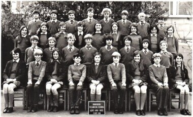 Photograph - Group, Ringwood Technical School 1972 Form 1AB, c 1972