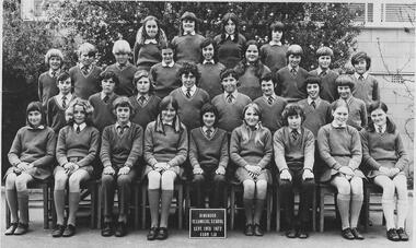 Photograph - Group, Ringwood Technical School 1972 Form 1JK, c 1972