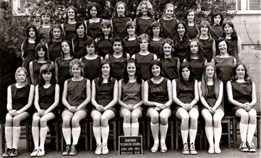 Photograph - Group, Ringwood Technical School 1972 Girls Athletics, c 1972
