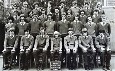 Photograph - Group, Ringwood Technical School 1972 Form 4JK, c 1972