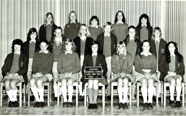 Photograph - Group, Ringwood Technical School 1973 Form 1J, c 1973