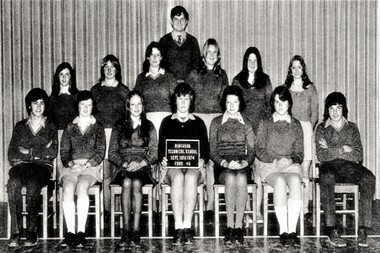 Photograph - Group, Ringwood Technical School 1974 Form 4D, c 1974