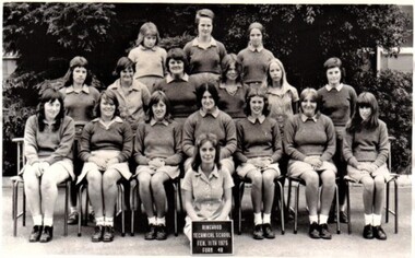 Photograph - Group, Ringwood Technical School 1975 Form 4B, c 1975