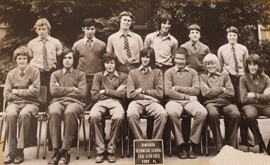 Photograph - Group, Ringwood Technical School 1975 Form 4L, c 1975