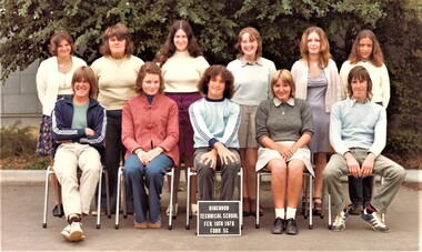 Photograph - Group, Ringwood Technical School 1976 Form 5G, c 1976