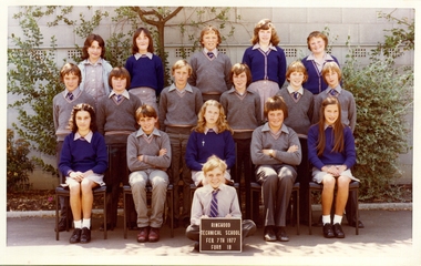 Photograph - Class Group, Ringwood Technical School 1977 Form 1B