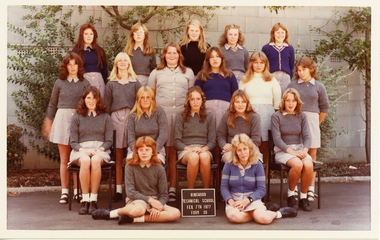 Photograph - Group, Ringwood Technical School 1977 Form 3D, 1977