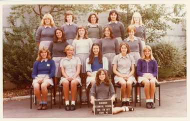 Photograph - Group, Ringwood Technical School 1977 Form 4C, c 1977