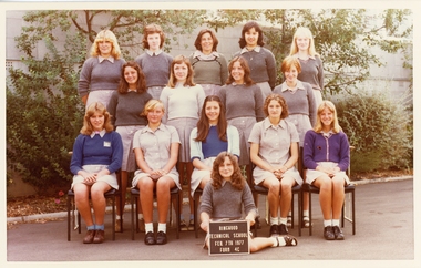 Photograph - Group, Ringwood Technical School 1977 Form 4C