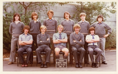 Photograph - Group, Ringwood Technical School 1977 Form 4F