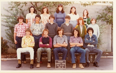 Photograph - Group, Ringwood Technical School 1977 Form 5A, c 1977