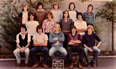 Photograph - Group, Ringwood Technical School 1977 Form 5G, c 1977