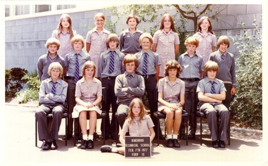 Photograph - Group, Ringwood Technical School 1977 Form 1G