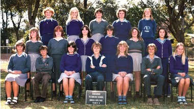 Photograph - Group, Ringwood Technical School 1981 Year 9.8, c 1981