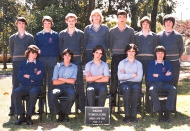 Photograph - Group, Ringwood Technical School 1981 Year 11.8, c 1981