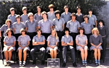 Photograph - Group, Ringwood Technical School 1982 Year 10.1, c 1982