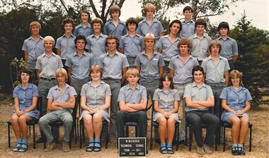 Photograph - Group, Ringwood Technical School 1983 Year 10.1, c 1983